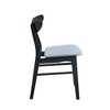 NicBex Dining Chairs Set of 2 Upholstered Chair Mid-Century Modern Chair with Wood Legs, Fabric Accent for Kitchen, Bedroom - 4 of 4