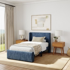 Modern Upholstered Bed - Twin - 1 of 4