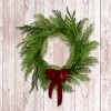 24" Unlit Christmas Cottage Evergreen Artificial Wreath with Red Ribbon - National Tree Company - 2 of 4