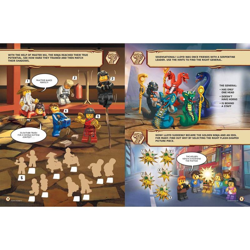 Lego Ninjago: Golden Ninja - (Activity Book with Minifigure) by  Ameet Publishing (Mixed Media Product), 3 of 5