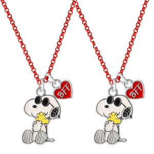 Peanuts Snoopy and Woodstock BFF Fashion 2 Pc Necklace Set - 1 of 4