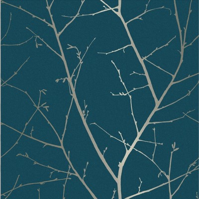 Boreas Teal Trees Trail Paste The Wall Wallpaper : Target