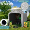 Karl Home | 6 ft. x 6 ft. Gray Portable Storage Shed - 2 of 4