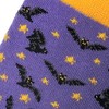 Purple Bat Pattern Socks from the Sock Panda (Tween Sizes, Small) - image 3 of 4