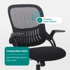Lyngins Ergonomic Office Chair – Adjustable Height Home Office Desk Chair with Footrest, 360° Swivel Computer Chair for Gaming & Work - 3 of 4