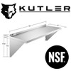 KUTLER Stainless Steel Shelf, NSF Commercial Wall Mount Shelves w/ Backsplash, Floating Metal Mounted Shelving for Restaurant, Kitchen, Home - 2 of 4