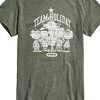 Men's - Peanuts - Snoopy Charlie Linus Sally and Lucy Team Holiday Spirit Short Sleeve Graphic T-Shirt - 2 of 4