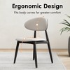 Luck Live 2 piece solid wood dining chair - 4 of 4