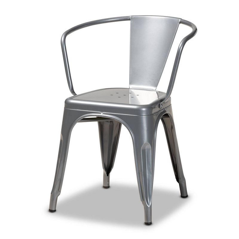 4pc Ryland Metal Dining Chair Set - Baxton Studio, 3 of 10