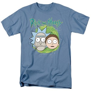 Men's Rick And Morty Floating Heads T-Shirt - 1 of 4