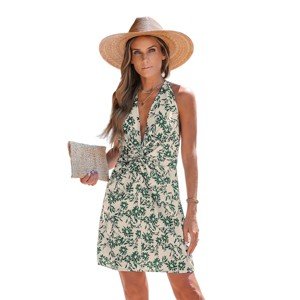 Women's Botanical Print Wrap Dress - Cupshe - 1 of 4
