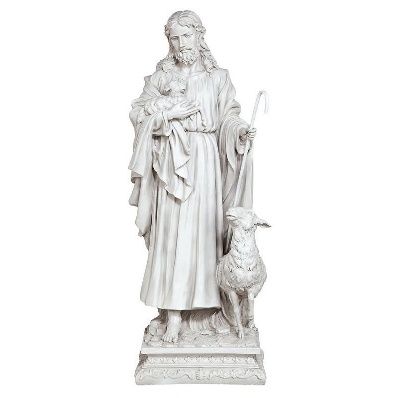 Design Toscano Jesus, The Good Shepherd Garden Statue, 3 of 7