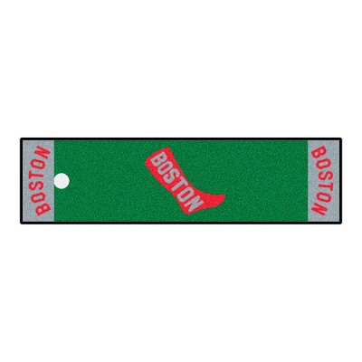 MLB Boston Red Sox 1908 Retro Collection 1.5'x6' Putting Mat - Green