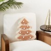 Saro Lifestyle Christmas Tree Poly Filled Throw Pillow, 13"x15", Beige - 3 of 3