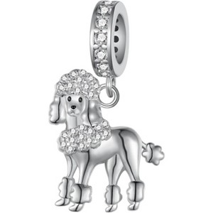 Sterling Silver Dog Charm Beads: Pug, Corgi, French Bulldog & More for Bracelets & Jewelry Making - 1 of 4