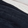 Cozy Corduroy Plush with Shearling Reverse Bed Blanket - Isla Jade - 2 of 4