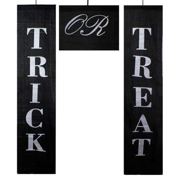 Northlight Black and Silver with Ghosts Halloween Tinsel Garland - 50 Feet Unlit