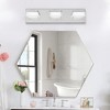 DAKAFUL LED Bathroom Vanity Light with Stepless Dimming, Acrylic Design Fixture Over Mirror, Wall Light for Bathroom/Mirror Area/Bedroom - 3 of 4