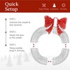 Best Choice Products 30in Pre-Lit Outdoor Christmas Wreath, LED Metal Holiday Décor w/ 100 Lights, Bow - 4 of 4