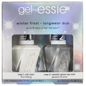 essie gel by essie Winter Frost Longwear Duo Gift Set Vegan Nail Polish Set - 2pc - 1 of 4