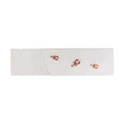RightSide Designs Embroidered Lobster Table  Runner
