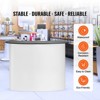 VEVOR Portable Tradeshow Podium Table, Display Exhibition Counter Stand Booth Fair with Wall,Foldable Promotion Retail Bar Table Pop Up Podium,White - 3 of 4