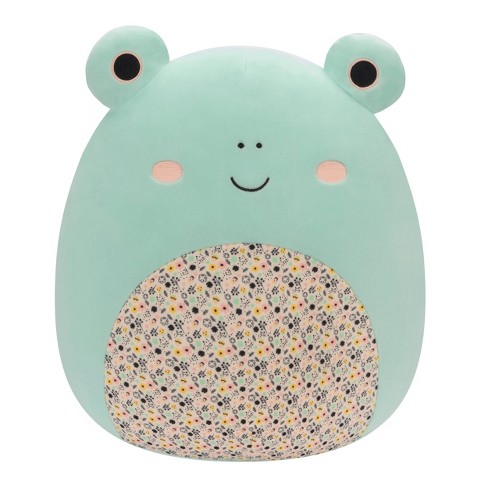 Squishmallows 12 Doll Fritz - Light Green Frog With Floral Easter