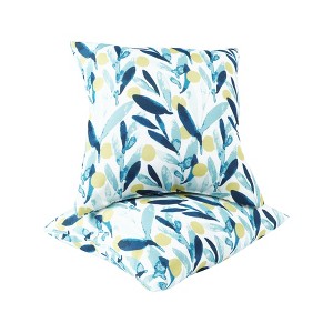 Chery Life 2 Pack Outdoor Throw Pillows, Waterproof & Fade-Resistant Patio Cushions (18x18 Inch) - 1 of 4