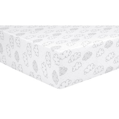 Trend Lab Fitted Crib Sheet - Clouds