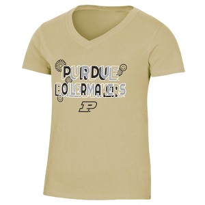 NCAA Purdue Boilermakers Girls' V-Neck T-Shirt - 1 of 3