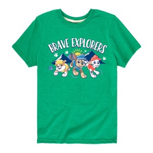 Boys' - Paw Patrol - Brave Explorers Short Sleeve Graphic T-Shirt - 1 of 4