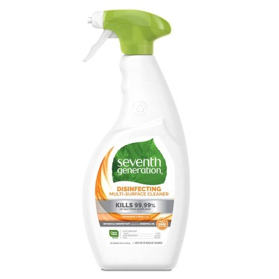 Seventh Generation Lemongrass Citrus Disinfecting Multi-Surface Cleaner - 26oz