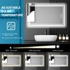 DOMETOUR LED Bathroom Mirror 32x24, Front/Backlight, Defog, HD, Wall Mounted, 3 Colors Dimmable, CRI90+, Memory, Plug-in/Hardwire - 2 of 4
