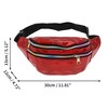 Unique Bargains Stylish Glossy Holographic Sports Waist Bag 1 Pc - 3 of 4