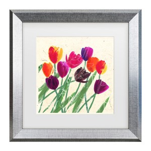 Trademark Fine Art - Jenny Frean Holland Beauties Matted Framed Art - 1 of 4