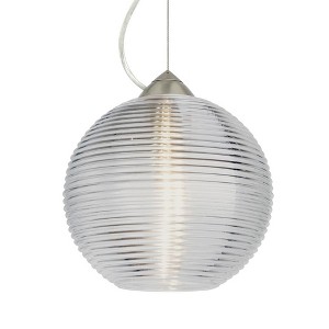 Besa Lighting Kristall 8 1 - Light Pendant in  Satin Nickel - 1 of 1