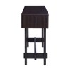 Grungis Mid-Century Console Table with Storage Drawers,Farmhouse Fluted Sideboard with Solid Wood Legs for Entryway Living Room - 4 of 4