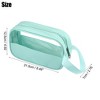 Unique Bargains Large Travel Zipper Clear Portable Makeup Organizer Bag 1 Pc - 4 of 4