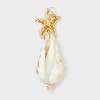 Starfish Shell Drop Earrings - A New Day™ Gold - 3 of 3