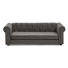 ORRD Elegant Dark Grey Elevated Linen Dog Sofa for Large/Oversized Dogs - 2 of 4