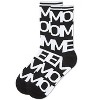 Memoi Women's Have a Me Moment MeMoi Fashion Crew Sock - 3 of 4