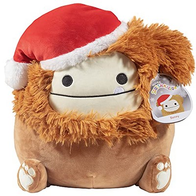 Squishmallows Original 12-Inch Benny The Bigfoot w Red Hat - Official Jazwares Plush - Collectible Stuffed Animal Toy - Gift for Kids, Girls & Boys