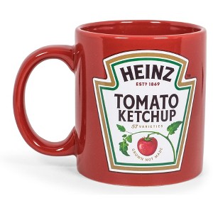 Toynk Heinz Ketchup Logo "Worth The Wait" Ceramic Coffee Mug | Holds 16 Ounces - 1 of 4