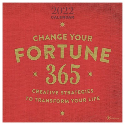 2022 Wall Calendar Change Your Fortune - The Time Factory