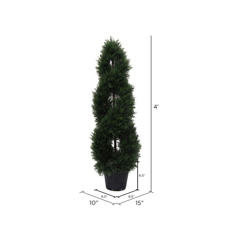 Vickerman Boxwood Double Spiral Everyday Topiary, 2 of 6