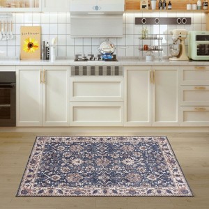 Maxax Machine Printed Vintage Area Rug For Living Room, Hallway Runner, Entryway Rug - 1 of 3