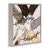 Stupell Industries Everyone Belongs Inclusivity Phrase Pet Cat Paws Framed Giclee Art, Gray, 17" x 17" - 2 of 4