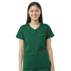 Wink WonderFLEX Patience - Women's Curved Notch Neck Scrub Top - 1 of 1
