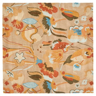 Floral Tufted Square Area Rug 6'x6' - Safavieh