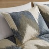 Sapphtopaz 3 Pcs Printed Cotton Bedding Set, Comforter Set Quilt Set Duvet Cover Sets with Matching Shams, Machine Washable - 4 of 4